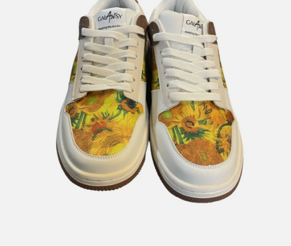 Galartsy Sunflowers in Vase 1888 Unisex Sneakers US Men 8.5 US Women 10