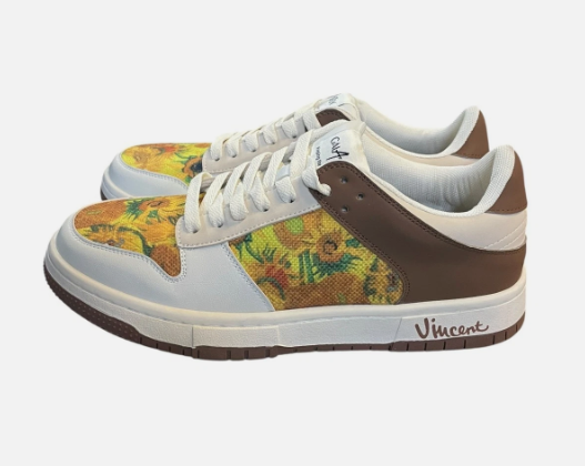 Galartsy Sunflowers in Vase 1888 Unisex Sneakers US Men 8.5 US Women 10
