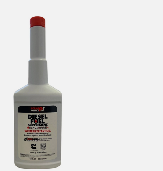 Lot Of 2 Power Service Diesel Fuel Supplement + Cetane Boost Winterizer 12fl oz