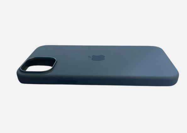 OEM Genuine Apple iPhone 15 Plus Silicone Case with MagSafe - Storm Blue