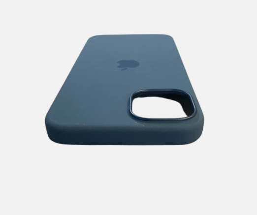OEM Genuine Apple iPhone 15 Plus Silicone Case with MagSafe - Storm Blue