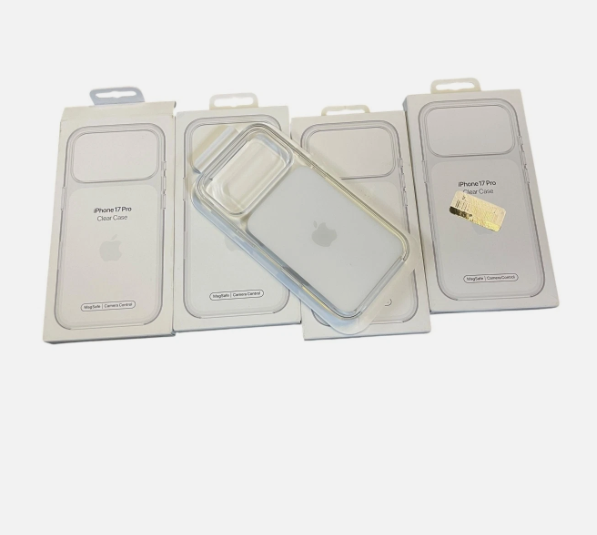 Lot of 4 OEM Genuine Apple iPhone 17 Pro Clear Case with MagSafe