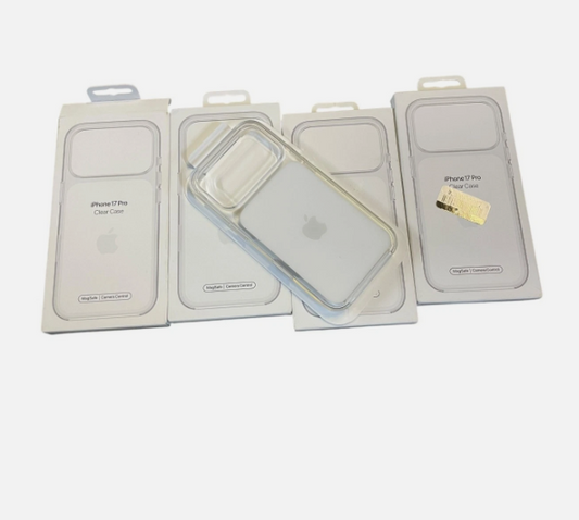 Lot of 4 OEM Genuine Apple iPhone 17 Pro Clear Case with MagSafe