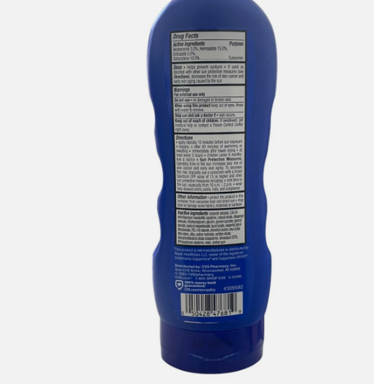 Lot of 2 CVS Health Sport SPF 70 Sunscreen Lotion 8FL oz Broad Spectrum