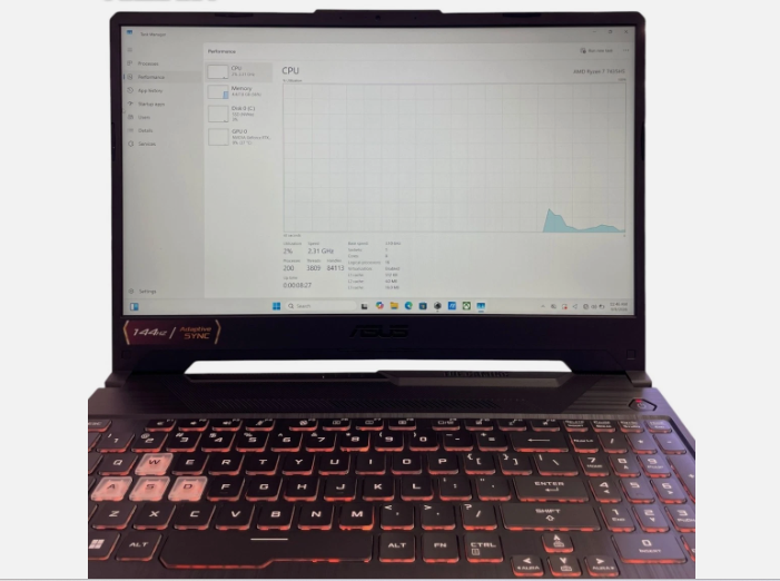 ASUS TUF Gaming A15 Laptop 15.6" RTX 3050 8GB DDR5 512GB SSD No Charger