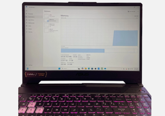 ASUS TUF Gaming A15 Laptop 15.6" RTX 3050 8GB DDR5 512GB SSD No Charger