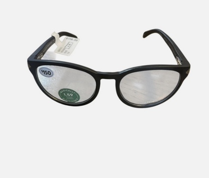 Karun Women's Ralún Round Frame Eyeglasses Black 54 19 142 KAOF0151 Italy Brand