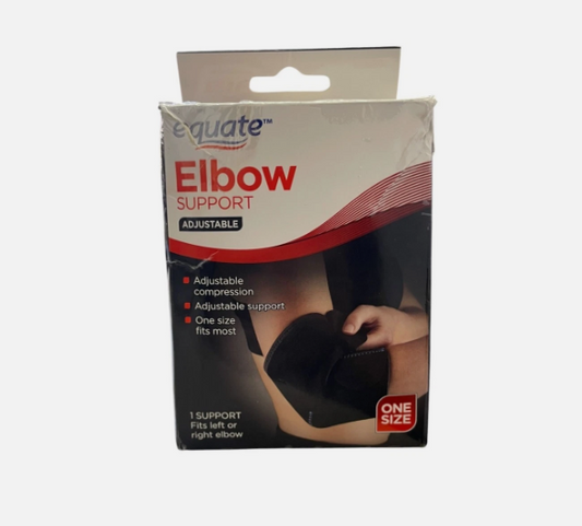 Lot of 4 Equate Elbow Support Adjustable One-Size Damaged Box (Open Box)