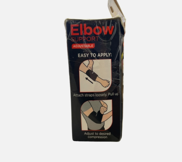 Lot of 4 Equate Elbow Support Adjustable One-Size Damaged Box (Open Box)