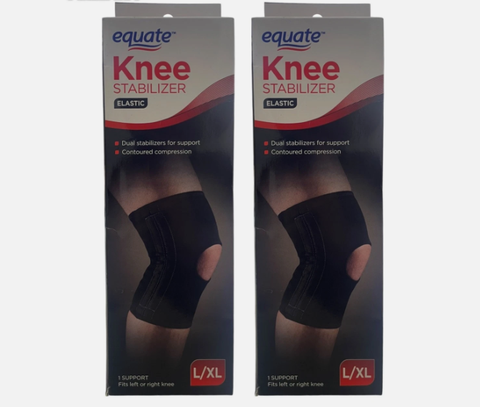 Lot of 2 Equate Knee Stabilizer Elastic Large/X-Large