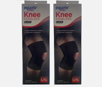Lot of 2 Equate Knee Stabilizer Elastic Large/X-Large