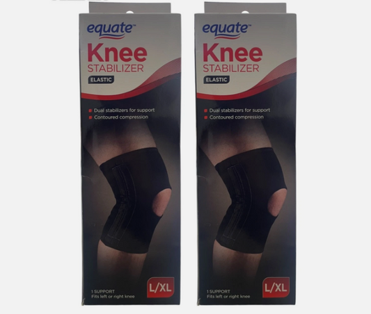 Lot of 2 Equate Knee Stabilizer Elastic Large/X-Large