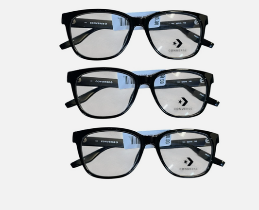 Lot of 3 Converse Women's CV5068G Eyeglasses Black 52-15-140