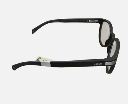 Karun Women's Ralún Round Frame Eyeglasses Black 54 19 142 KAOF0151 Italy Brand