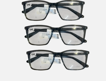 Lot of 3 Calvin Klein Men's CK23514G 435 Eyeglasses Frames Blue 53-18-145
