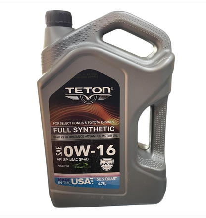 0W-20 Advanced Full Synthetic High Performance Advanced Motor Oil API SP ILSAC GF-6A 5 Quarts 4.73L Made in USA For Gasoline Engines (1)