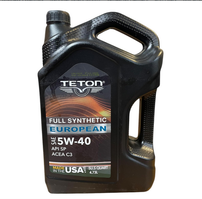 5W-40 Full Synthetic Extra Protection European Motor Oil API SP ACEA C3 5U.SQuarts 4.73L Made in USA (1)