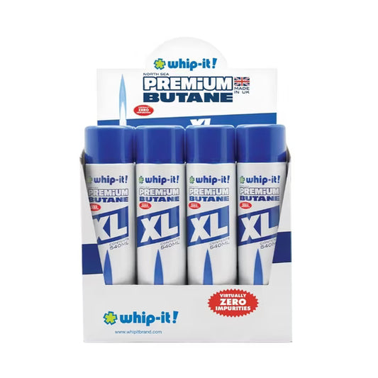Whip-It! Premium Butane XL 540ml - 12 Pack