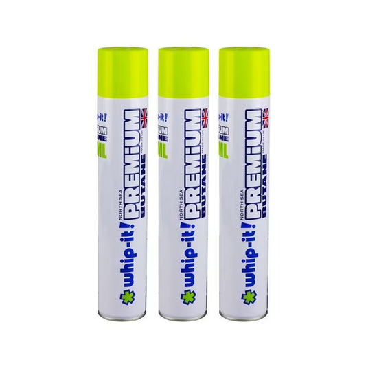 Whip-it! Premium 420ml Cans World's Purest Butane Whip it Made in the UK 3 Cans