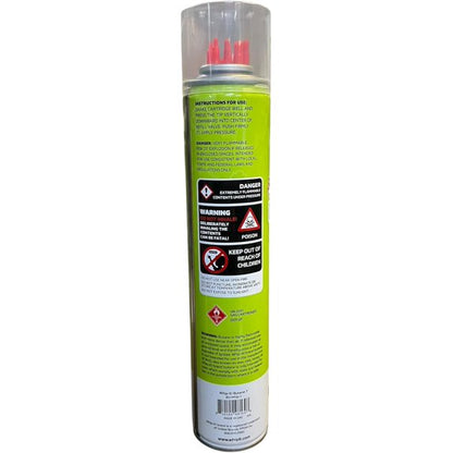Whip-It! Purified Butane 7X Torch Lighter Refill with 5 Universal Plastic Tips 320ml Each 4 Cans
